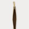 Sac à main enveloppe en cuir gaufré Ralph Lauren Sand pour femme