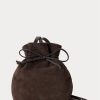 Sac à main Ralph Lauren The Suede Pony pour femme en tabac