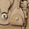 Sac à main Ricky 18 en daim de veau Ralph Lauren pour femme, couleur miel pâle