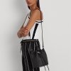 Sac à main tissé noir Ralph Lauren Medium Andie pour femme Sac à main tissé noir Ralph Lauren Medium Andie pour femme