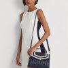 Sacoche Farrah taille moyenne en cuir nappa bleu marine Ralph Lauren pour femme Sacoche Farrah taille moyenne en cuir nappa bleu marine Ralph Lauren pour femme