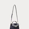 Sacoche Farrah taille moyenne en cuir nappa bleu marine Ralph Lauren pour femme Sacoche Farrah taille moyenne en cuir nappa bleu marine Ralph Lauren pour femme