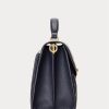 Sacoche Farrah taille moyenne en cuir nappa bleu marine Ralph Lauren pour femme Sacoche Farrah taille moyenne en cuir nappa bleu marine Ralph Lauren pour femme