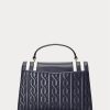 Sacoche Farrah taille moyenne en cuir nappa bleu marine Ralph Lauren pour femme Sacoche Farrah taille moyenne en cuir nappa bleu marine Ralph Lauren pour femme