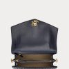 Sacoche Farrah taille moyenne en cuir nappa bleu marine Ralph Lauren pour femme Sacoche Farrah taille moyenne en cuir nappa bleu marine Ralph Lauren pour femme
