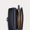 Sacs bandoulière Adair de taille moyenne en cuir gaufré Ralph Lauren bleu marine raffiné pour femme Sacs bandoulière Adair de taille moyenne en cuir gaufré Ralph Lauren bleu marine raffiné pour femme