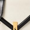 Sacs à bandoulière en daim Ralph Lauren Polo ID crème/noir pour femme