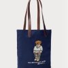 Sacs à bandoulière en sergé Polo Bear Ralph Lauren bleu marine pour homme