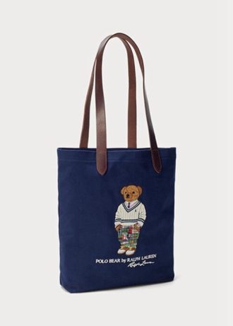 Sacs à bandoulière en sergé Polo Bear Ralph Lauren bleu marine pour homme