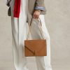 Sacs à bandoulière enveloppe en cuir de veau Polo ID de Ralph Lauren pour femme Sacs à bandoulière enveloppe en cuir de veau Polo ID de Ralph Lauren pour femme