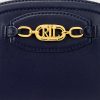 Sacs à bandoulière Jordynn de taille moyenne en cuir Ralph Lauren pour femme de la marine française Sacs à bandoulière Jordynn de taille moyenne en cuir Ralph Lauren pour femme de la marine française
