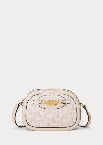 Sacs bandoulière Jordynn taille moyenne Ralph Lauren Monogram Blush/Rose clair pour femme