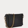Sacs à bandoulière Mini Sloane en cuir noir pour femme Ralph Lauren Sacs à bandoulière Mini Sloane en cuir noir pour femme Ralph Lauren