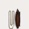 Sacs à bandoulière Mini Sloane en cuir noir pour femme Ralph Lauren Sacs à bandoulière Mini Sloane en cuir noir pour femme Ralph Lauren