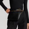 Sacs à bandoulière Mini Sloane en cuir noir pour femme Ralph Lauren Sacs à bandoulière Mini Sloane en cuir noir pour femme Ralph Lauren