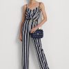 Sacs à bandoulière moyens en cuir nappa matelassé Ralph Lauren pour femme, bleu marine raffiné Sacs à bandoulière moyens en cuir nappa matelassé Ralph Lauren pour femme, bleu marine raffiné