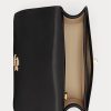 Sacs à bandoulière moyens en cuir noir Ralph Lauren pour femme Sacs à bandoulière moyens en cuir noir Ralph Lauren pour femme