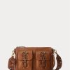 Sacs à bandoulière Noa de taille moyenne en cuir clouté Ralph Lauren pour femme Sacs à bandoulière Noa de taille moyenne en cuir clouté Ralph Lauren pour femme