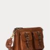 Sacs à bandoulière Noa de taille moyenne en cuir clouté Ralph Lauren pour femme Sacs à bandoulière Noa de taille moyenne en cuir clouté Ralph Lauren pour femme