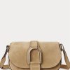 Sacs à bandoulière Ralph Lauren Welington en daim et veau kaki pour femme Sacs à bandoulière Ralph Lauren Welington en daim et veau kaki pour femme
