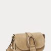 Sacs à bandoulière Ralph Lauren Welington en daim et veau kaki pour femme Sacs à bandoulière Ralph Lauren Welington en daim et veau kaki pour femme