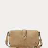 Sacs à bandoulière Ralph Lauren Welington en daim et veau kaki pour femme Sacs à bandoulière Ralph Lauren Welington en daim et veau kaki pour femme