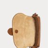 Sacs à bandoulière Welington en cuir de veau tissé marron Ralph Lauren pour femme Sacs à bandoulière Welington en cuir de veau tissé marron Ralph Lauren pour femme