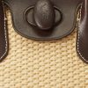 Sacs besaces Bellport de taille moyenne en cuir et paille Ralph Lauren pour femmes