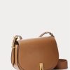 Sacs de selle en cuir de veau Polo ID de Ralph Lauren pour femme Sacs de selle en cuir de veau Polo ID de Ralph Lauren pour femme