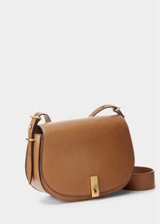 Sacs de selle en cuir de veau Polo ID de Ralph Lauren pour femme