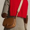 Sacs de selle en cuir de veau Polo ID de Ralph Lauren pour femme Sacs de selle en cuir de veau Polo ID de Ralph Lauren pour femme