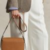 Sacs de selle en cuir de veau Polo ID de Ralph Lauren pour femme Sacs de selle en cuir de veau Polo ID de Ralph Lauren pour femme