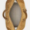 Sacs de sport Ralph Lauren Welington en daim et veau kaki pour homme