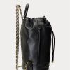 Sacs à dos Izzie de taille moyenne en cuir nappa noir Ralph Lauren pour femme Sacs à dos Izzie de taille moyenne en cuir nappa noir Ralph Lauren pour femme