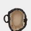 Sacs à dos Izzie de taille moyenne en cuir nappa noir Ralph Lauren pour femme Sacs à dos Izzie de taille moyenne en cuir nappa noir Ralph Lauren pour femme