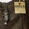 Sacs fourre-tout en cuir noir sur marron pour femme Ralph Lauren Sacs fourre-tout en cuir noir sur marron pour femme Ralph Lauren