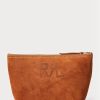 Sacs fourre-tout en daim brut Ralph Lauren marron pour homme Sacs fourre-tout en daim brut Ralph Lauren marron pour homme
