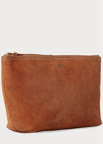 Sacs fourre-tout en daim brut Ralph Lauren marron pour homme