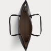 Sacs fourre-tout Keaton en similicuir noir pour femme Ralph Lauren