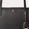 Sacs fourre-tout Keaton en similicuir noir pour femme Ralph Lauren