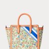 Sacs fourre-tout Tyler de taille moyenne en jacquard monogramme Ralph Lauren pour femme, kaki, Mjcqrd/Portsid Sacs fourre-tout Tyler de taille moyenne en jacquard monogramme Ralph Lauren pour femme, kaki, Mjcqrd/Portsid