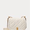 Sacs à main en cuir matelassé Polo ID Ralph Lauren ivoire pour femme Sacs à main en cuir matelassé Polo ID Ralph Lauren ivoire pour femme