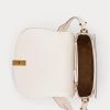 Sacs à main en cuir matelassé Polo ID Ralph Lauren ivoire pour femme Sacs à main en cuir matelassé Polo ID Ralph Lauren ivoire pour femme