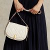 Sacs à main en cuir matelassé Polo ID Ralph Lauren ivoire pour femme Sacs à main en cuir matelassé Polo ID Ralph Lauren ivoire pour femme