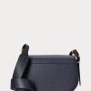 Sacs à main en cuir Ralph Lauren Polo ID pour femme, bleu marine nuit Sacs à main en cuir Ralph Lauren Polo ID pour femme, bleu marine nuit