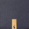 Sacs à main en cuir Ralph Lauren Polo ID pour femme, bleu marine nuit Sacs à main en cuir Ralph Lauren Polo ID pour femme, bleu marine nuit