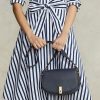Sacs à main en cuir Ralph Lauren Polo ID pour femme, bleu marine nuit Sacs à main en cuir Ralph Lauren Polo ID pour femme, bleu marine nuit