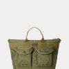 Sacs messager utilitaires en toile de nylon verte Ralph Lauren pour homme Sacs messager utilitaires en toile de nylon verte Ralph Lauren pour homme