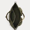 Sacs messager utilitaires en toile de nylon verte Ralph Lauren pour homme Sacs messager utilitaires en toile de nylon verte Ralph Lauren pour homme