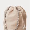 Sacs seau Emmy de taille moyenne en cuir délavé rose clair Ralph Lauren pour femme Sacs seau Emmy de taille moyenne en cuir délavé rose clair Ralph Lauren pour femme